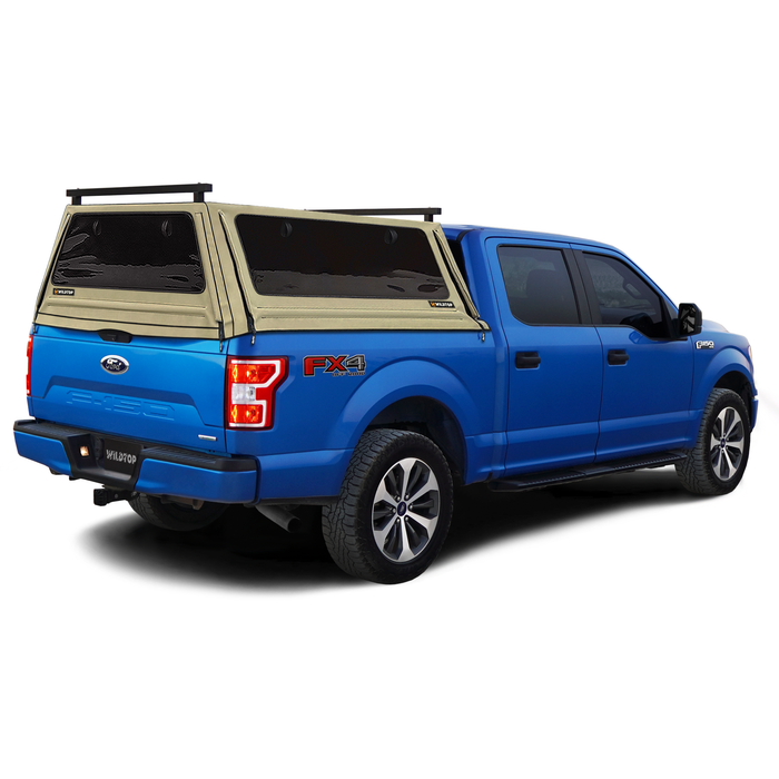 WildTop Soft Truck Cap for 2015-2020 Ford F-150 5.5 ft Bed (67.1 in)