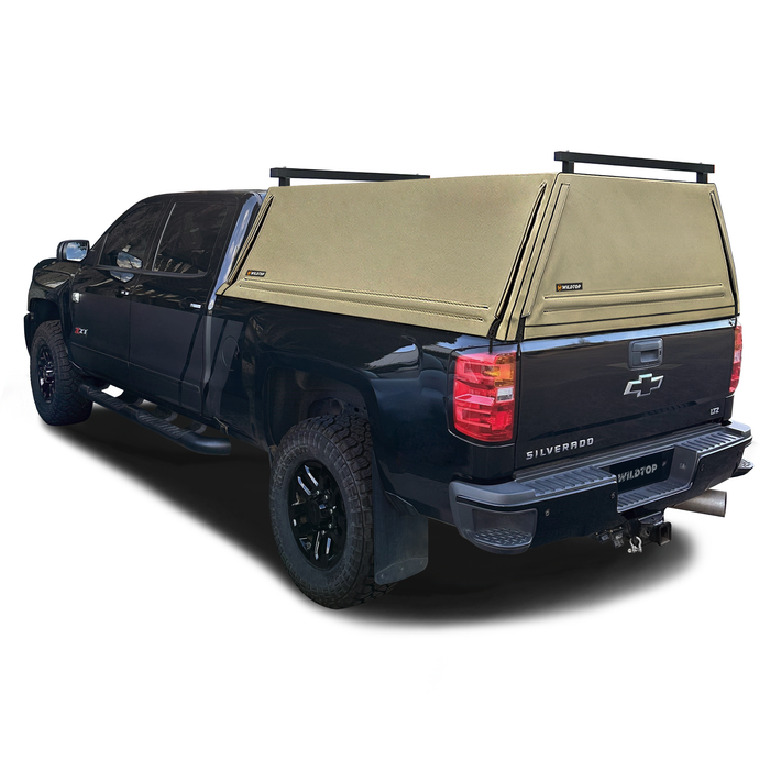 WildTop Soft Truck Cap For 2014-2018 Chevrolet Silverado 1500 Short Bed (69.3 in)