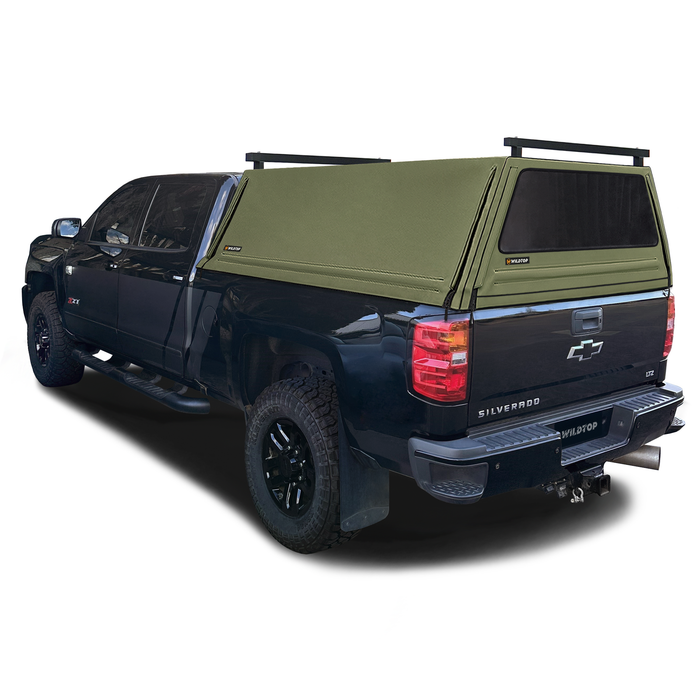 WildTop Soft Truck Cap For 2014-2018 Chevrolet Silverado 1500 Short Bed (69.3 in)