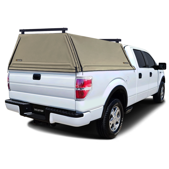 WildTop Soft Truck Cap For 2009-2014 Ford F150 6.5 ft Styleside Bed (78.8 in)