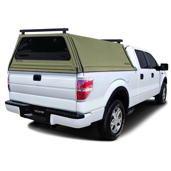 WildTop Soft Truck Cap For 2009-2014 Ford F150 6.5 ft Styleside Bed (78.8 in)