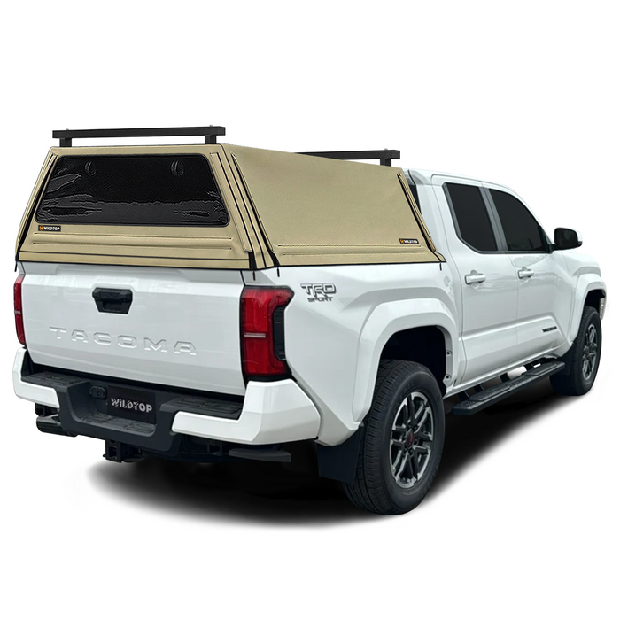 WildTop Soft Truck Cap for 2024-Current 4th Gen Toyota Tacoma 5ft Bed (60.5 in)