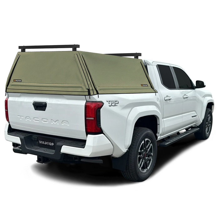 WildTop Soft Truck Cap for 2024-Current 4th Gen Toyota Tacoma 5ft Bed (60.5 in)