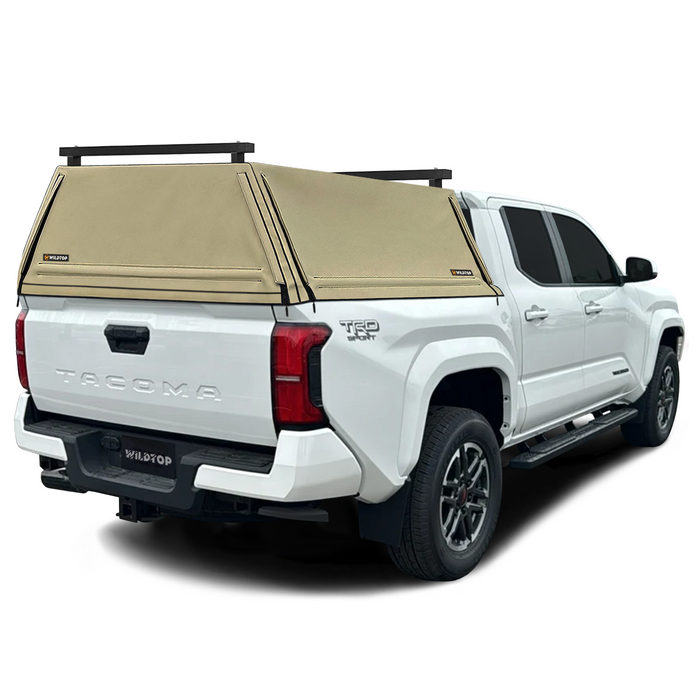 WildTop Soft Truck Cap for 2024-Current 4th Gen Toyota Tacoma 5ft Bed (60.5 in)