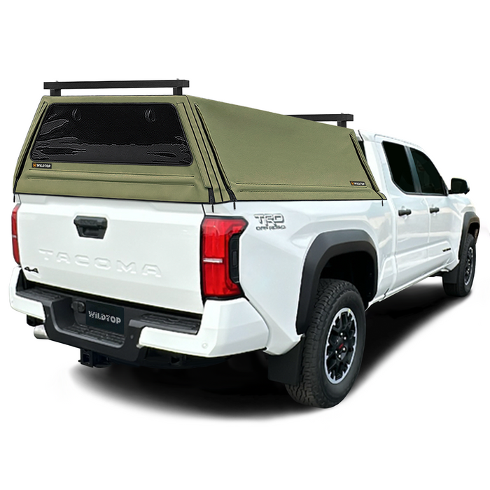 WildTop Soft Truck Cap For 2024-Current 4th Gen Toyota Tacoma 6ft Bed (73.5 in)