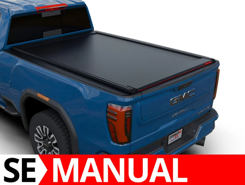 Tessera SE Manual Retractable Tonneau Bed Cover For 20-26 GMC/Chevrolet Sierra/Silverado 2500/3500 HD 6'9" Bed - 5212062605030
