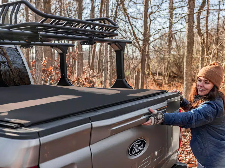 TruXedo Pro X15 TS Soft Roll-Up Tonneau Cover w/ T-Slot Rails - 1298616
