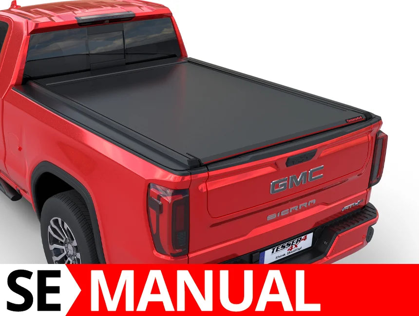 Tessera SE Manual Retractable Tonneau Bed Cover For 14-26 GMC/Chevrolet Sierra/Silverado 1500 8' Bed - 5212062605252