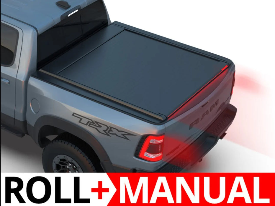 Tessera Roll+ Manual Retractable Tonneau Bed Cover For 02-26 Dodge RAM 1500 6'4"  Bed - 5212062602480