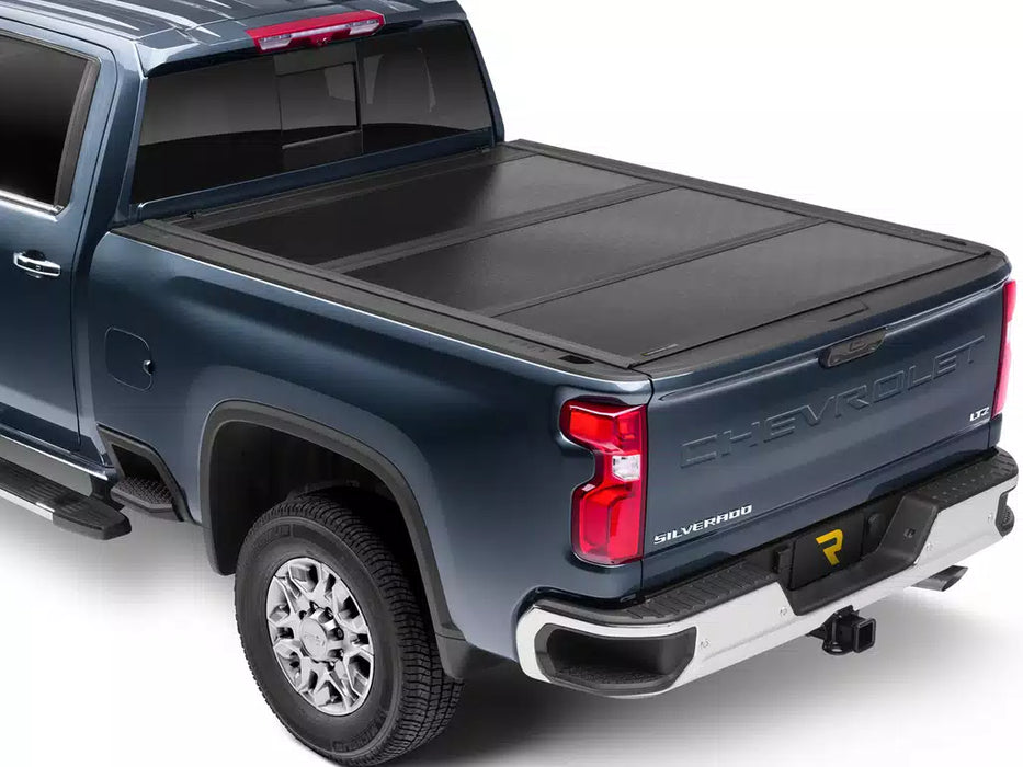 UnderCover Flex Hard Folding Tonneau Cover For 2019-2026 Chevrolet/GMC Silverado/Sierra 1500 & 2022 1500 LD/LTD 5'8" Bed - FX11022