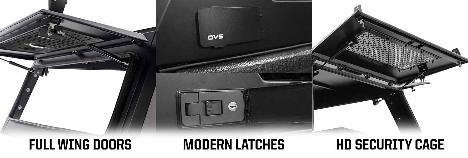 OVS Expedition Truck Cap For 2020-2026 GMC Sierra 2500/3500 6'9" Bed - 70100029