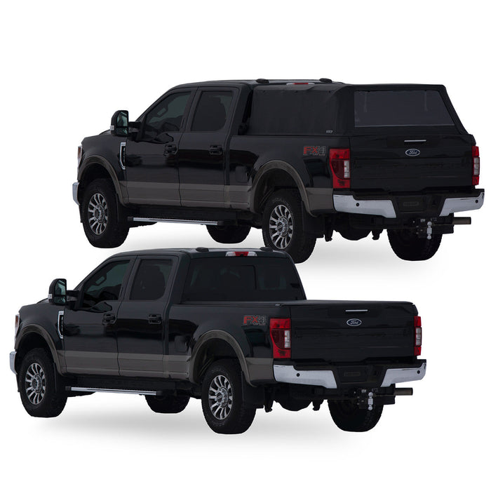 Fas-Top Traveler | 2 in 1 Topper & Tonneau Cover For 2008-2016 Ford F-250/350/450 8' Bed