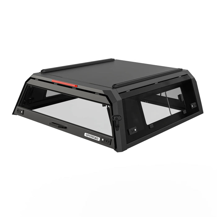 OPENROAD Sliding Glass Side Truck Cap For 2024-2026 Toyota Tacoma 5'8" Bed - PP2PL330030