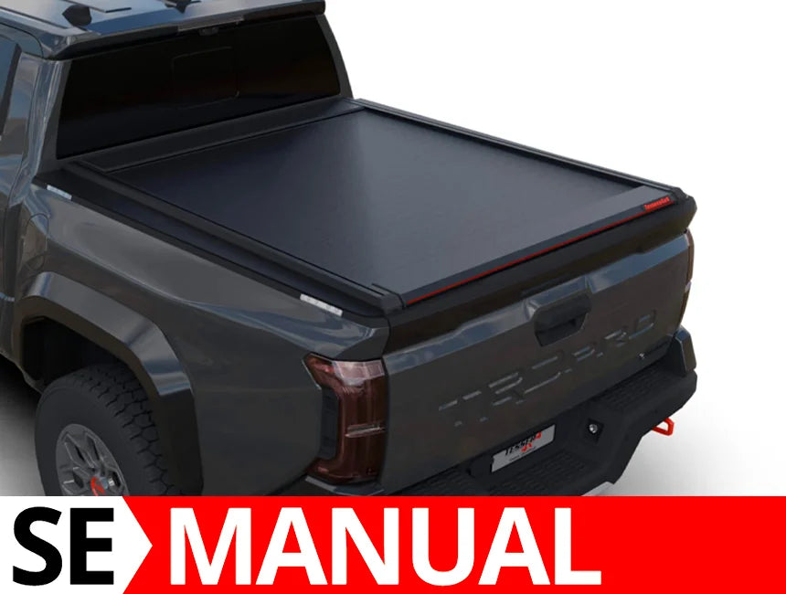 Tessera SE Manual Retractable Tonneau Bed Cover For 24-26 Toyota Tacoma 6'2" Bed - 5212062605009