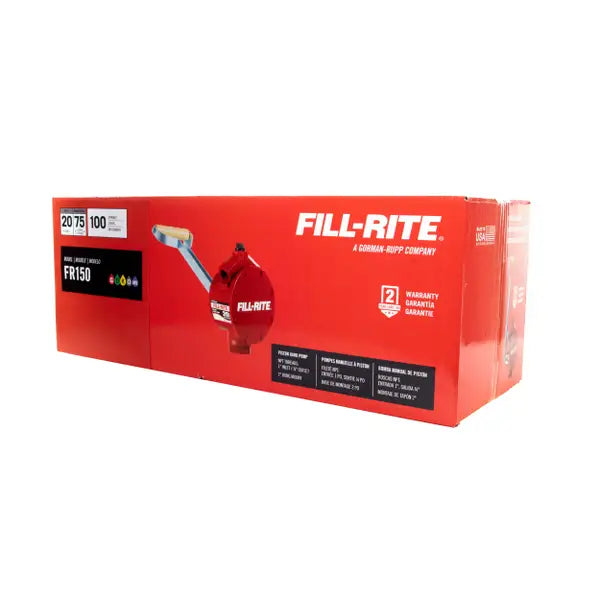 Fill-Rite Heavy-Duty Hand-Operated Piston Fuel Transfer Pump - FR150
