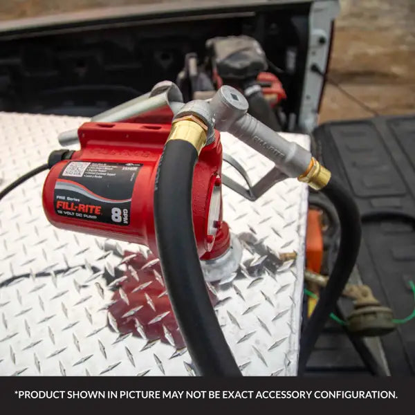 Fill-Rite FR8 12V DC 8 GPM Fuel Transfer Pump with Nozzle - FR8