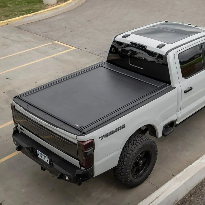 Chandler Powered Retractable Tonneau Cover For 2017-2026 Ford F-250/350 6'9" Bed - 5908-0002