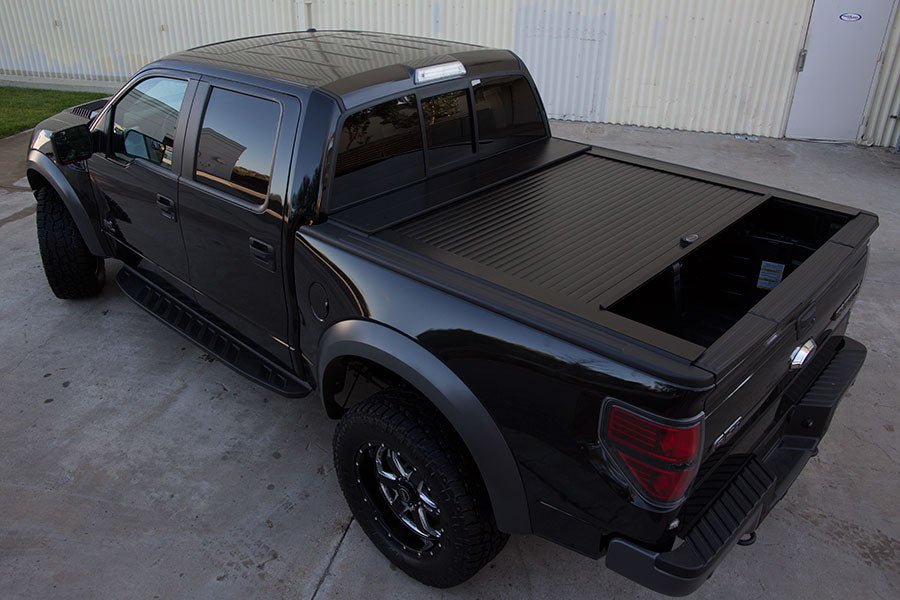 Truck Covers USA American Roll Cover Matte Black For 08-16 Ford F-250/350 6'9" Bed - CR141MT