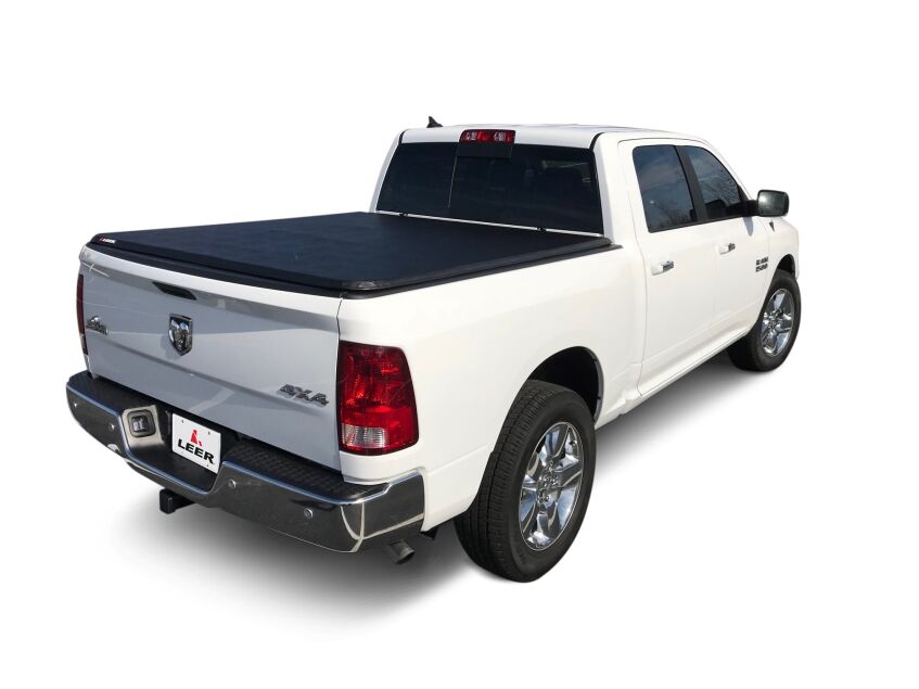LEER Latitude Soft Folding Tonneau Cover For 2009-2018 Dodge RAM 1500 6'4" Bed - 630137