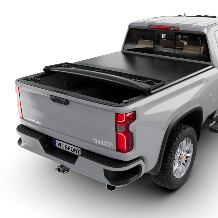 Worksport SC4 Quick Latch Full Bed Access Soft Tonneau Cover For 07-26 Chevrolet/GMC Silverado/Sierra 1500 6'6" Bed - 2912360
