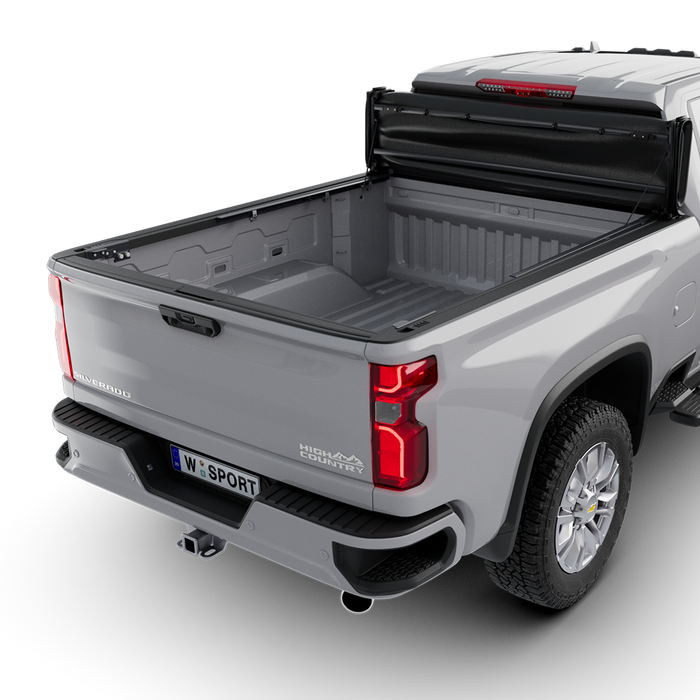 Worksport SC4 Quick Latch Full Bed Access Soft Tonneau Cover For 07-26 Chevrolet/GMC Silverado/Sierra 1500 6'6" Bed - 2912360
