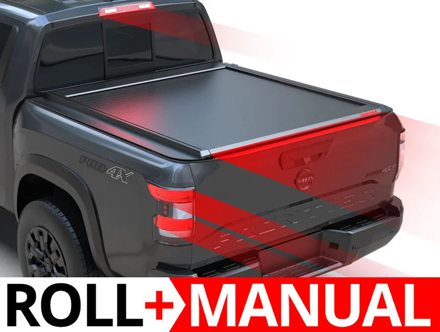 Tessera Roll+ Manual Retractable Tonneau Bed Cover For 22-26 Nissan Frontier 5'  Bed - 5212062601827