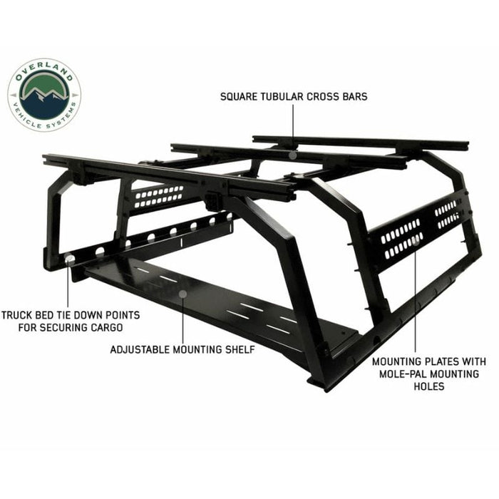 OVS Discovery Bed Rack For Short Bed Trucks