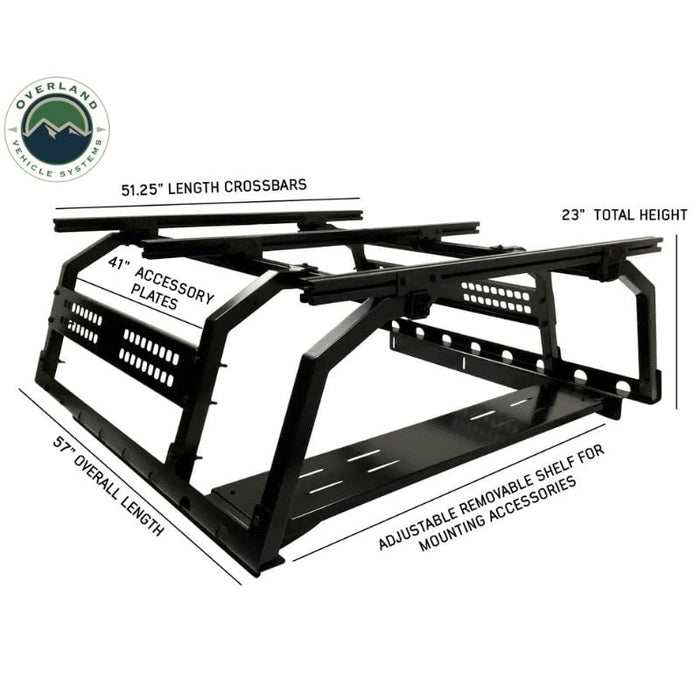OVS Discovery Bed Rack For Short Bed Trucks