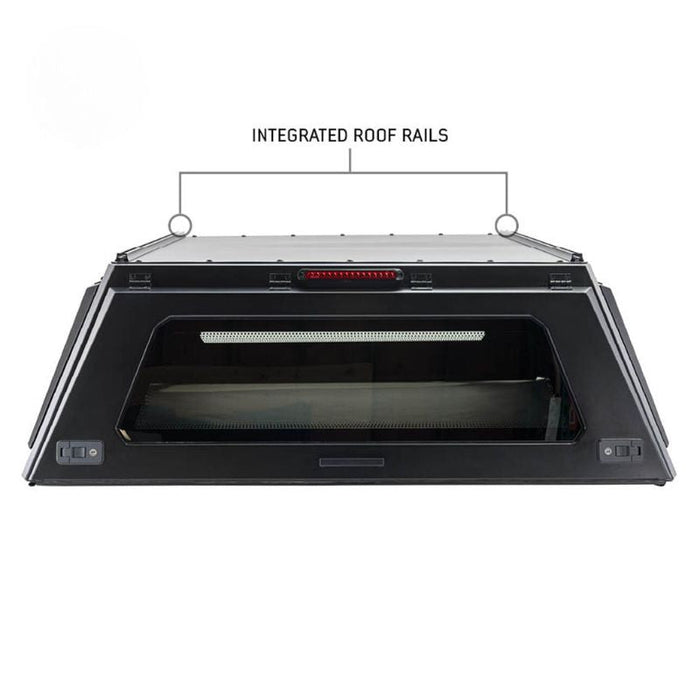 OVS Expedition Truck Caps - Full Wing Doors, Front and Rear Windows & 3rd Brake Light