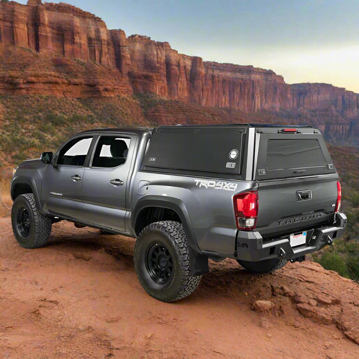 OVS Expedition Truck Caps - Full Wing Doors, Front and Rear Windows & 3rd Brake Light