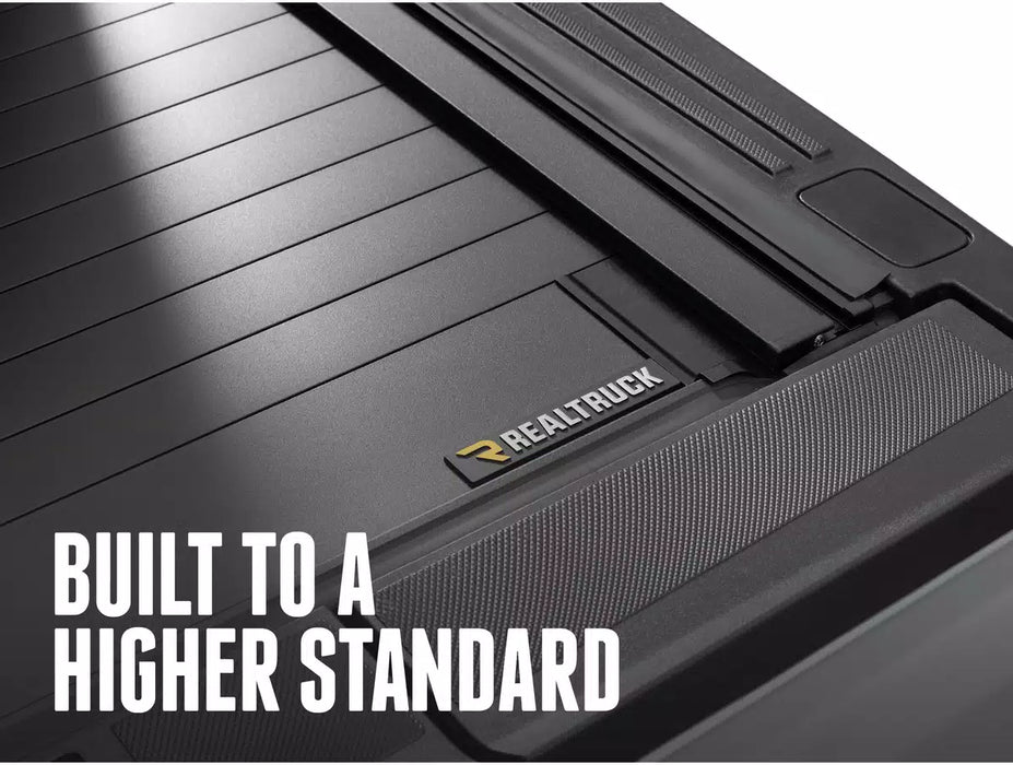 RealTruck FlushFit ERC-4000 Electric Retractable Tonneau Cover w/ T-Slot Rail For 07-21 Toyota Tundra 5'7" Bed - ERC40TO15A0