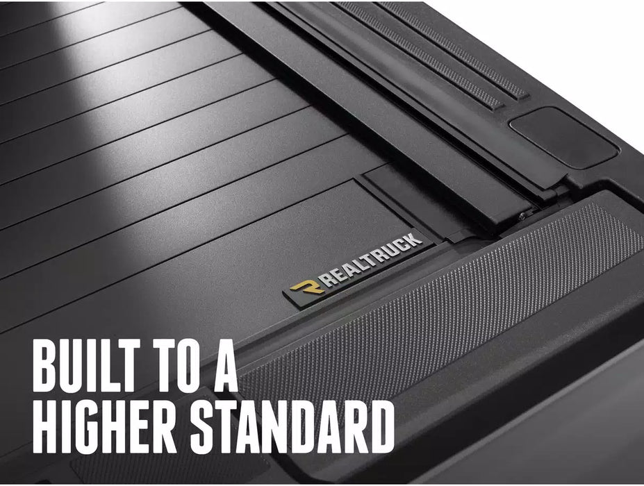 RealTruck FlushFit MRC-3000 Manual Retractable Tonneau Cover w/ T-Slot Rail For 07-21 Toyota Tundra 5'7" Bed - MRC30TO15A0