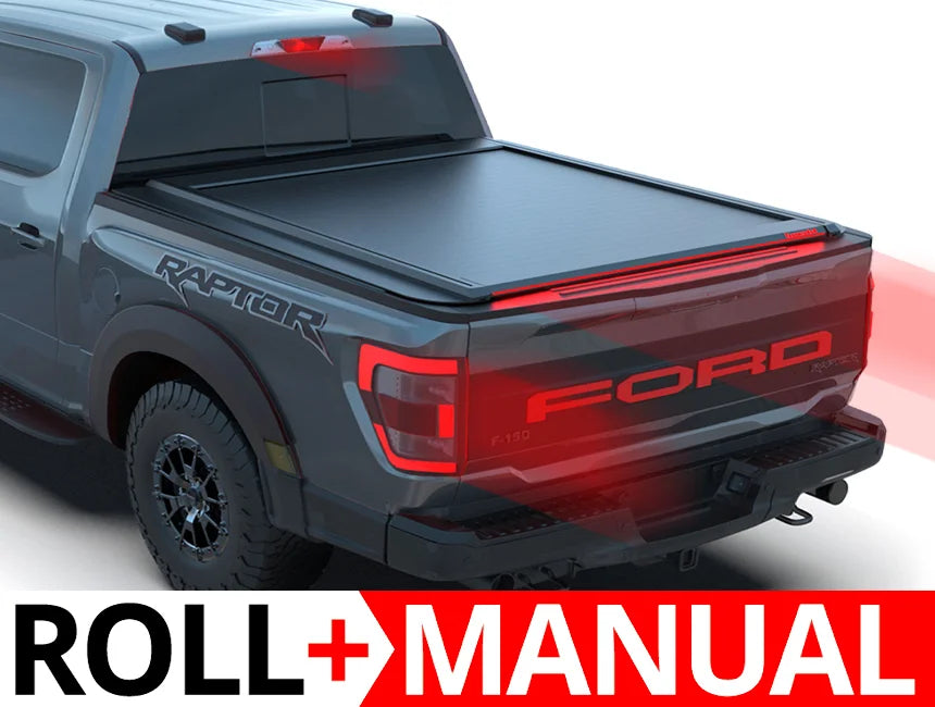 Tessera Roll+ Manual Retractable Tonneau Bed Cover For 15-26 Ford F-150 6'7"  Bed - 5212062602305