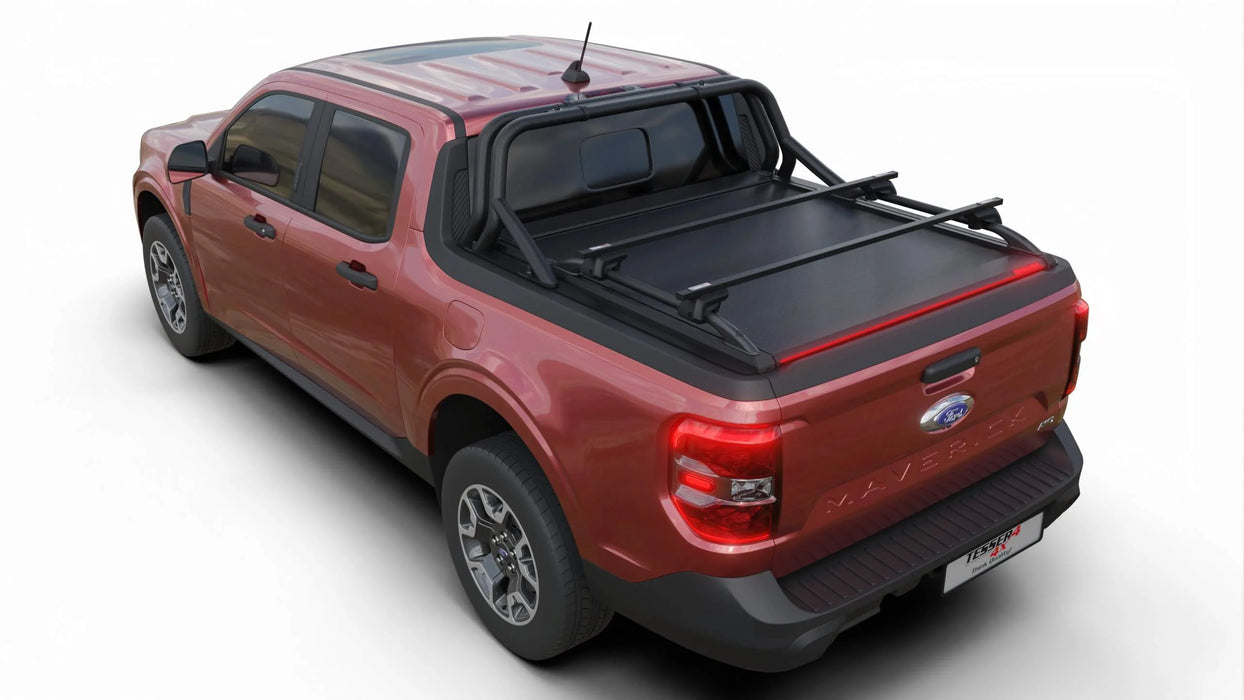 Tessera Roll+ Manual Retractable Tonneau Bed Cover For 22-26 Ford Maverick 4'4"  Bed - 5212062603234
