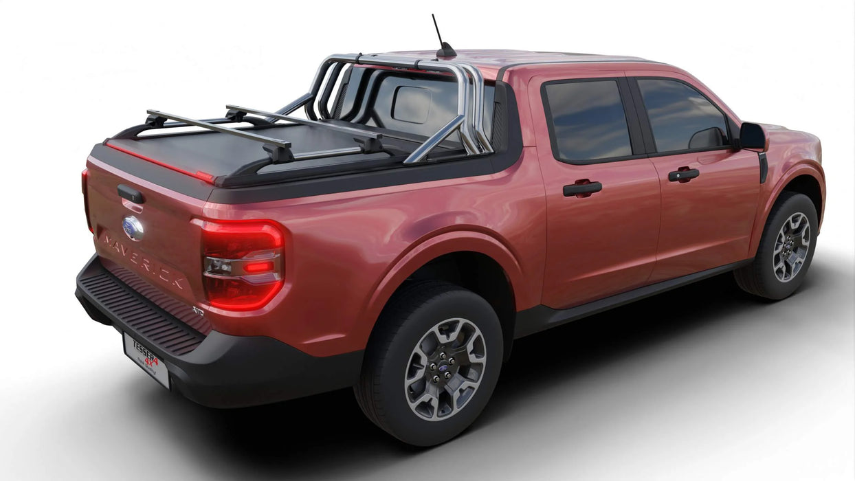 Tessera Roll+ Manual Retractable Tonneau Bed Cover For 22-26 Ford Maverick 4'4"  Bed - 5212062603234