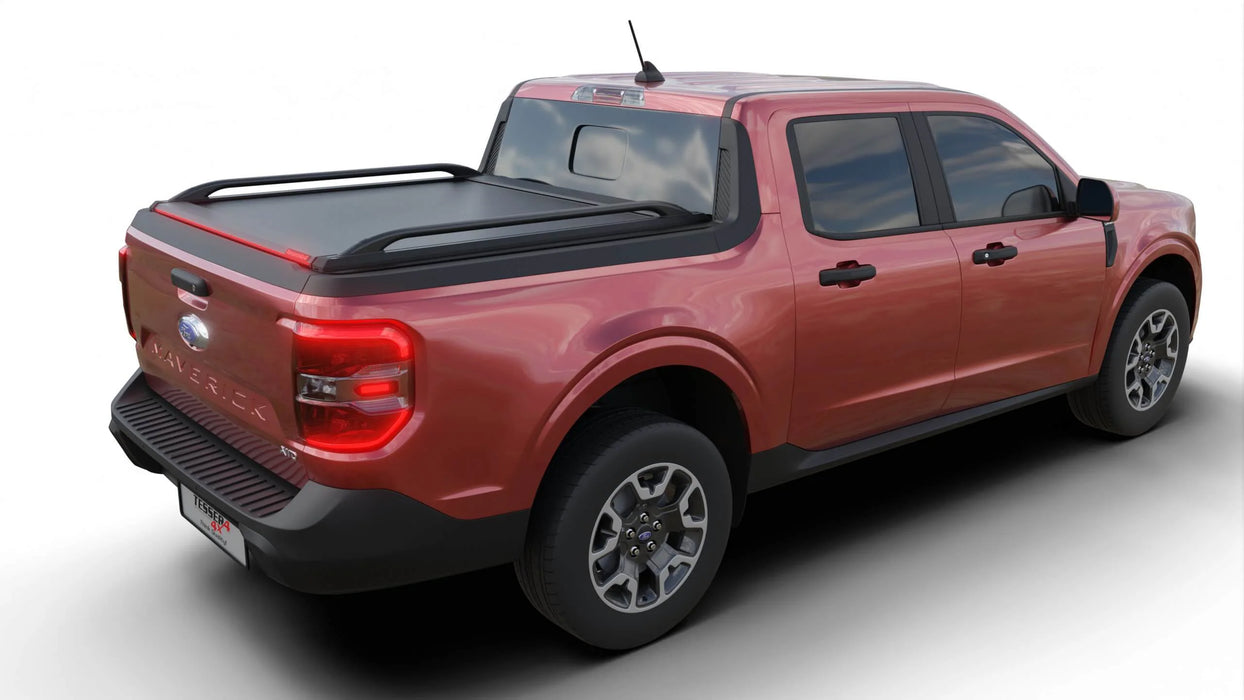 Tessera Roll+ Manual Retractable Tonneau Bed Cover For 22-26 Ford Maverick 4'4"  Bed - 5212062603234