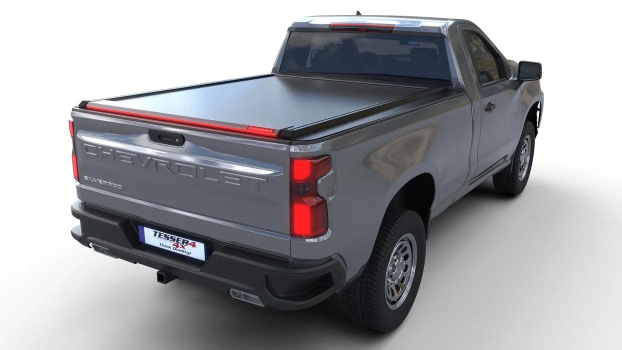 Tessera Roll+ Manual Retractable Tonneau Bed Cover For 19-26 GMC/Chevrolet Sierra/Silverado 1500 6'6"  Bed - 5212062602602