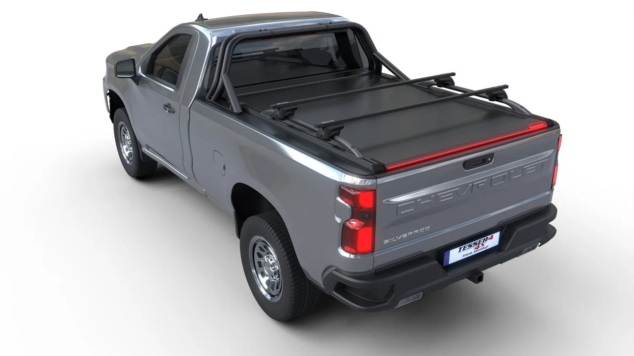 Tessera Roll+ Manual Retractable Tonneau Bed Cover For 19-26 GMC/Chevrolet Sierra/Silverado 1500 6'6"  Bed - 5212062602602