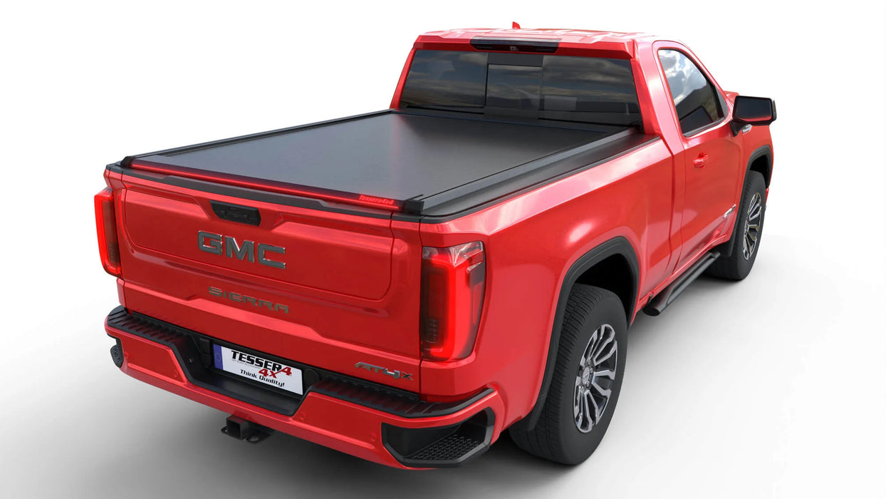 Tessera Roll+ Manual Retractable Tonneau Bed Cover For 19-26 GMC/Chevrolet Sierra/Silverado 1500 6'6"  Bed - 5212062602602