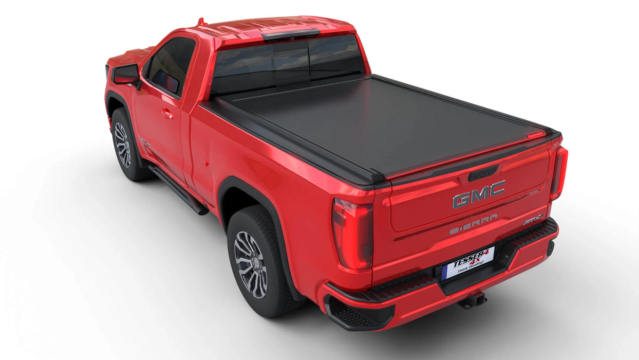 Tessera Roll+ Manual Retractable Tonneau Bed Cover For 19-26 GMC/Chevrolet Sierra/Silverado 1500 6'6"  Bed - 5212062602602