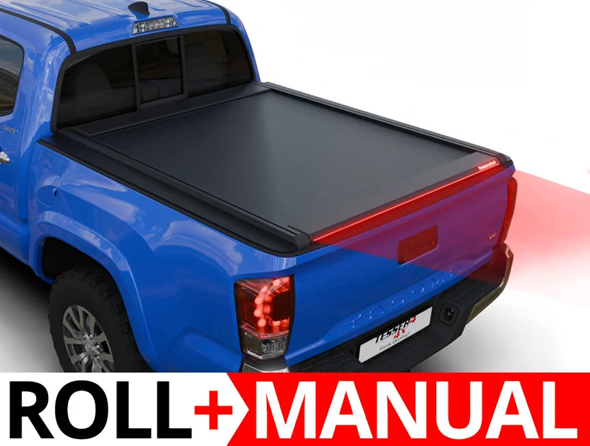 Tessera Roll+ Manual Retractable Tonneau Bed Cover For 16-23 Toyota Tacoma 6'2"  Bed - 5212062602664
