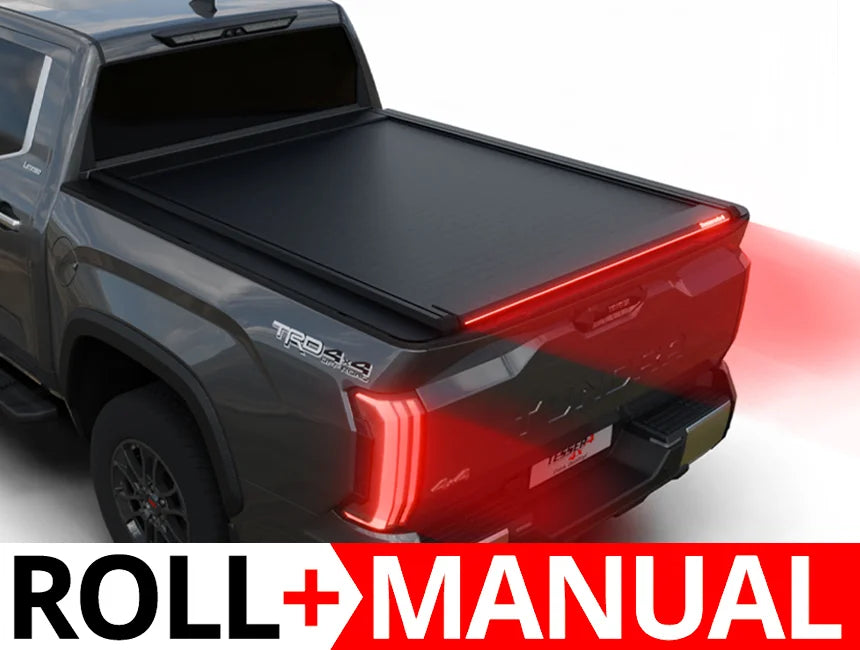 Tessera Roll+ Manual Retractable Tonneau Bed Cover For 07-21 Toyota Tundra 5'7"  Bed - 5212062602756