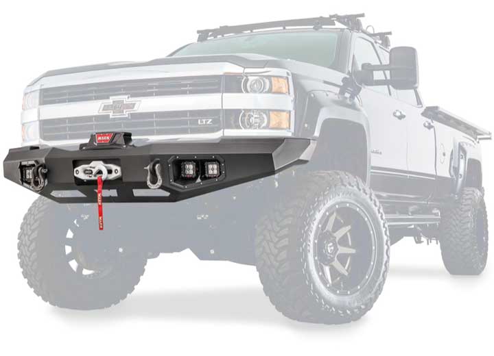 Warn Ascent Front Bumper For 2015-2019 Chevrolet Silverado 2500/3500 - 100921